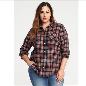 Classic Black MultiColored Flannel